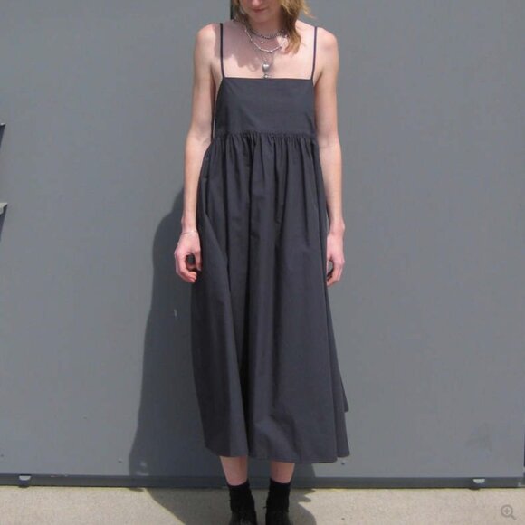 Black Crane strappy sun dress - Picture 8 of 12